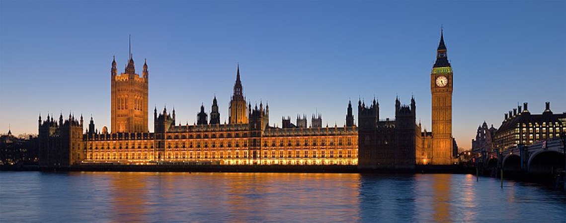 Palace of Westminster, London, England (David Iliff, CCA 2.5)