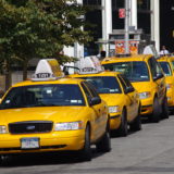 Taxis in Manhattan