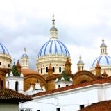 Domes of the New Cathedral in Cuenca