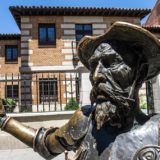 Don Quixote statue in Madrid