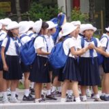 Japanese school children