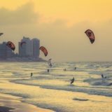 Kite surfing in Brazil