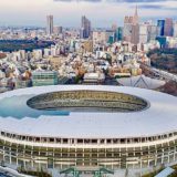 The new National Stadium in Tokyo, Japan