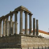 Roman Temple, Evora in the Alentejo