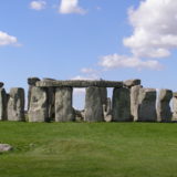 The prehistoric ruins in Stonehenge