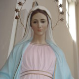 Statute of the Holy Virgin Gospa. Church of the Immaculate Conception in Tihajlina, Herzegovina near Međugorje
