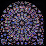 Notre Dame Cathedral, Paris  North Rose Window