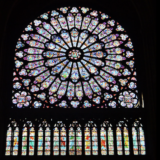 Notre Dame Cathedral, Paris. North Rose window
