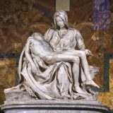 The Pietà, St Peter's Basilica by Michelangelo (1475-1564)