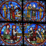 The lives of Saints Jude and Simon, Chartres Cathedral, France