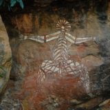 Rock painting in Kakadu National Park, Northern Territory