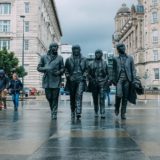 Statues of the Beatles in Liverpool