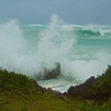 Hurricane Igor. Waves in Bermuda