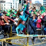 The St. Patrick's Festival in Dublin, Ireland is celebrated on March 17th.