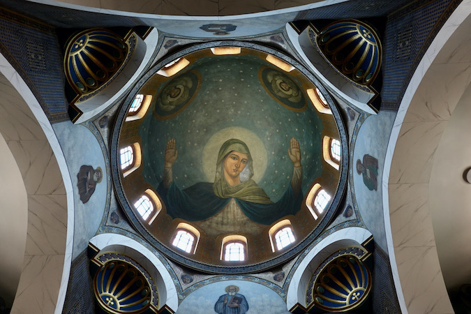 The dome of the original St. Mary's Coptic Church in Zeitun, Cairo (R.H. Ruggles)