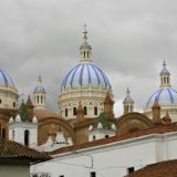 Domes of the New Cathedral in Cuenca, Ecuador