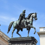 The equestrian statue of Frederick the Great on Unter den Linden