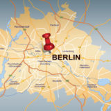 Map showing the 12 boroughs of Berlin