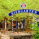 The beer garden (Biergarten)