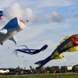 The Festival of Giant Kites above Tempelhofer Feld