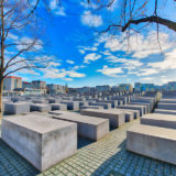 The Holocaust Memorial to the murdered Jews of Europe who died during World War II