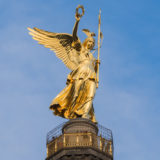 The golden angel of the Siegessaeule (Victory Column)
