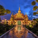 Mythical giant demons, Wat Arun, Bangkok, Thailand