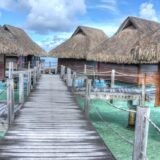 Bungalows, Bora Bora, French Polynesia