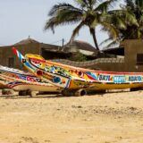 Canoes in Senegal