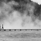 Hiking in Yellowstone, Wyoming