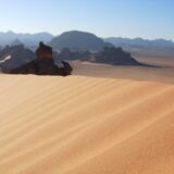 The Libyan Desert in the south