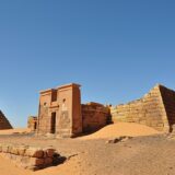 Nubian pyramids in Meroe, Sudan