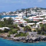 Residential suburb near the old St. Georges Garrison, Bermuda