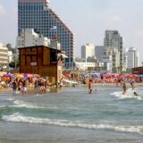 Discover Israel. Tel Aviv beach, Israel