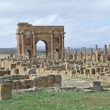 The Roman ruins at Timgad, Algeria