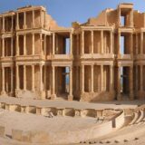 Theatre in the Roman city of Sabratha in Libya