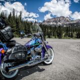 The open road in Wyoming