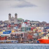 The harbor at St. John's, Newfoundland