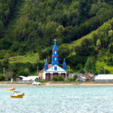 Iglesia de Tenaún, Isla Grande de Chiloé, Chile