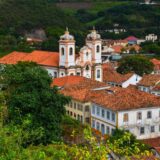 The Basilica of Our Lady of the Pillar, or Igreja do Pilar, in  Ouro Preto, Minas Gerais State
